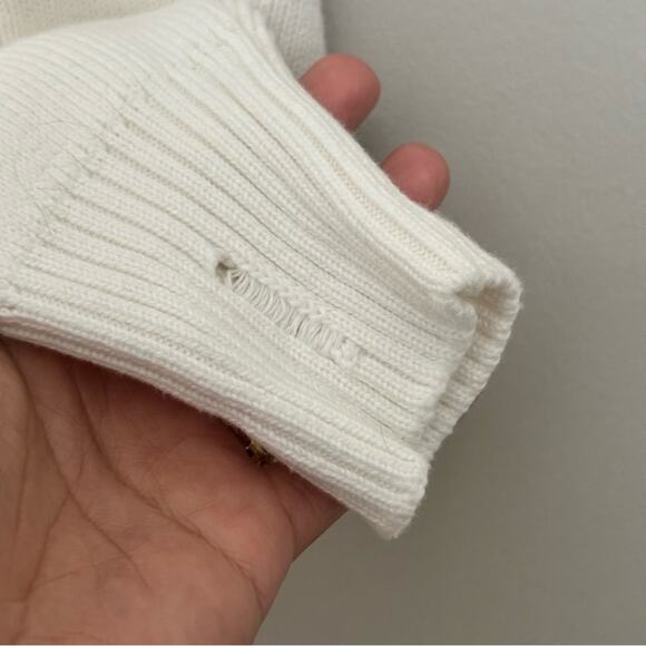 NWOT Golden Goose Delilah Do What You Love Distressed Sweater Women’s Size S - Picture 9 of 15